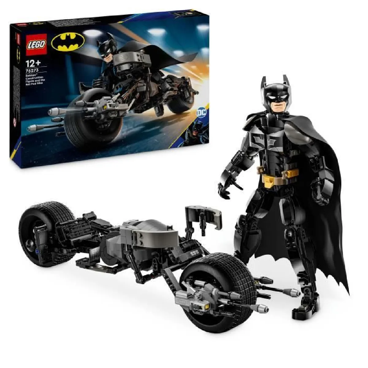 LEGO DC Batman La Figurine de Batman à Construire et la Moto Bat-Pod 76273 - vue 5