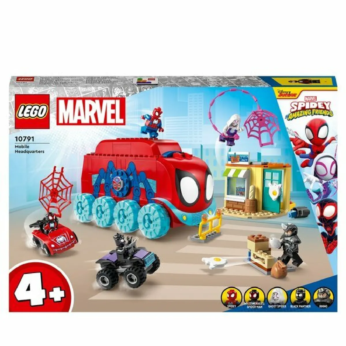Lego Marvel Le Qg Mobile De ?équipe Spidey 10791 Lego La Boîte