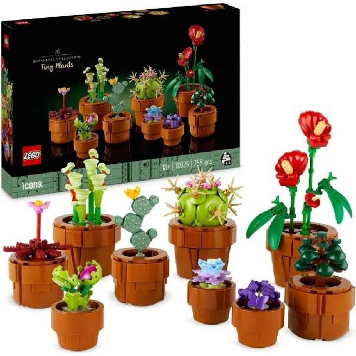 Lego Les Plantes Miniatures 10329 Set de Construction pour Adultes - Image 12