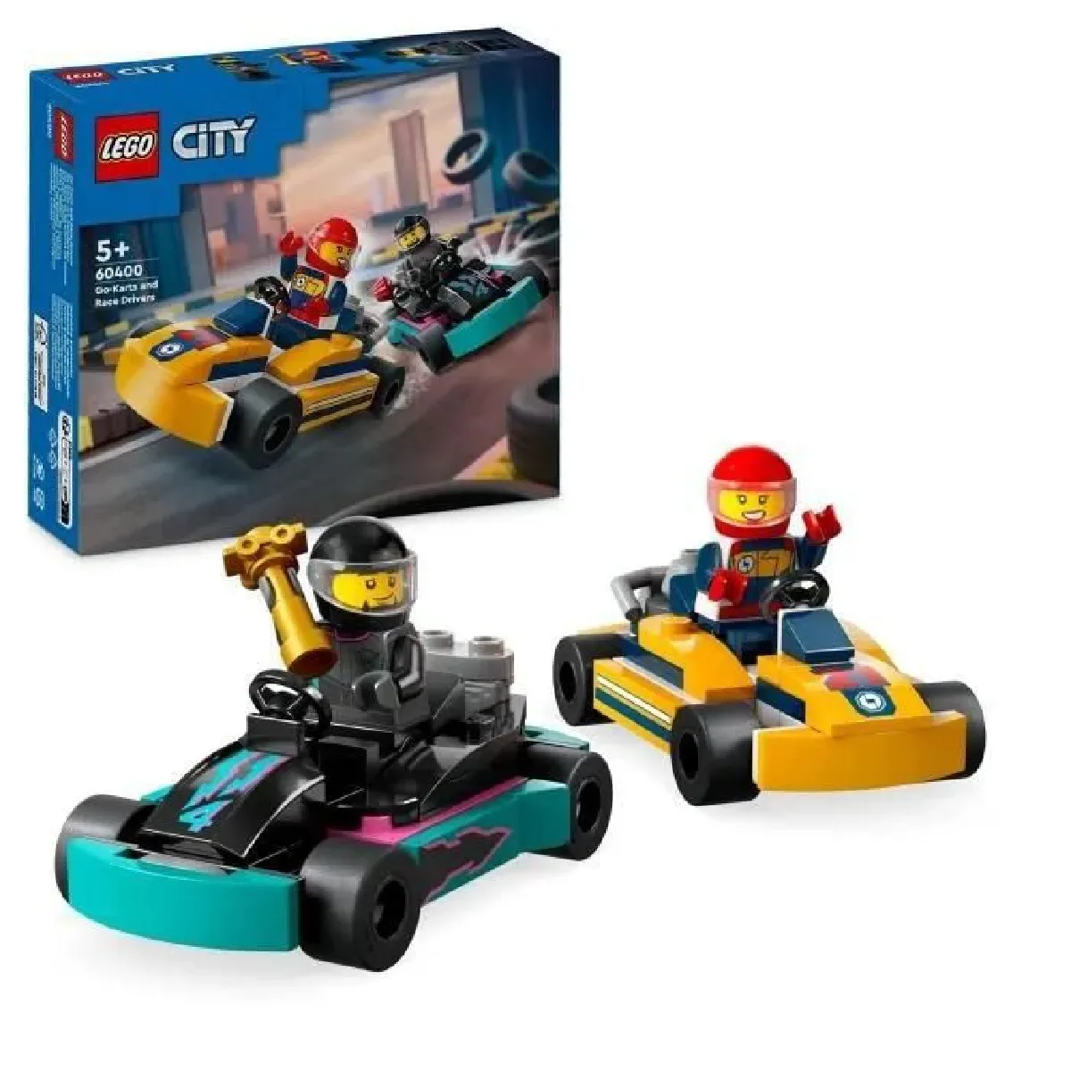 LEGO City 60400 Les karts et les pilotes de course