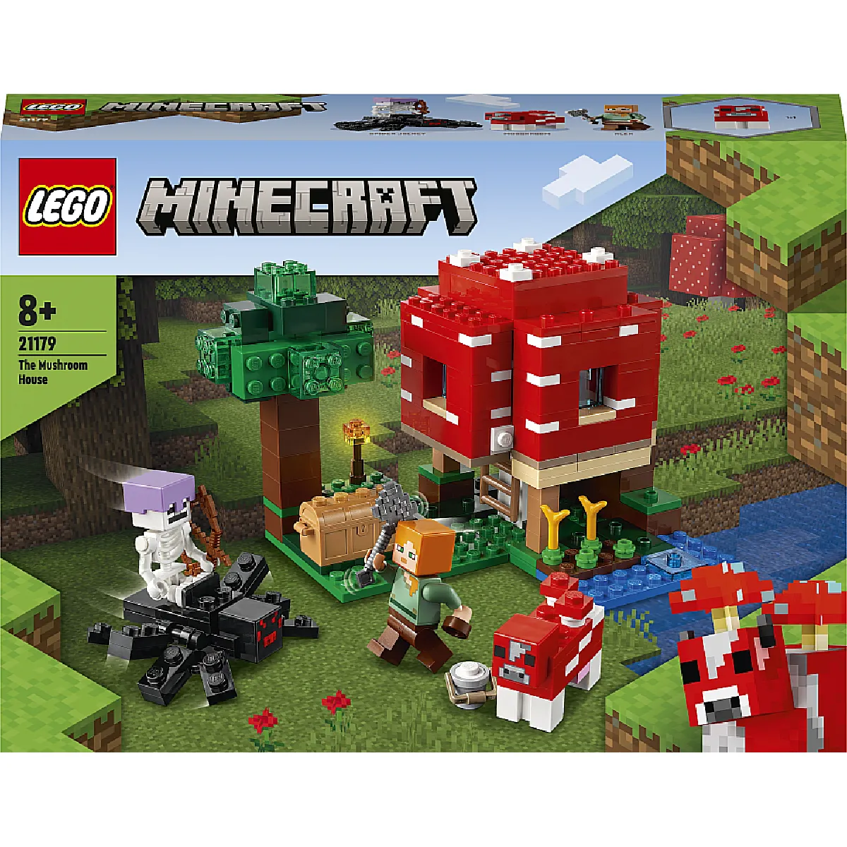 LEGO Minecraft La maison champignon 21179 - vue 5