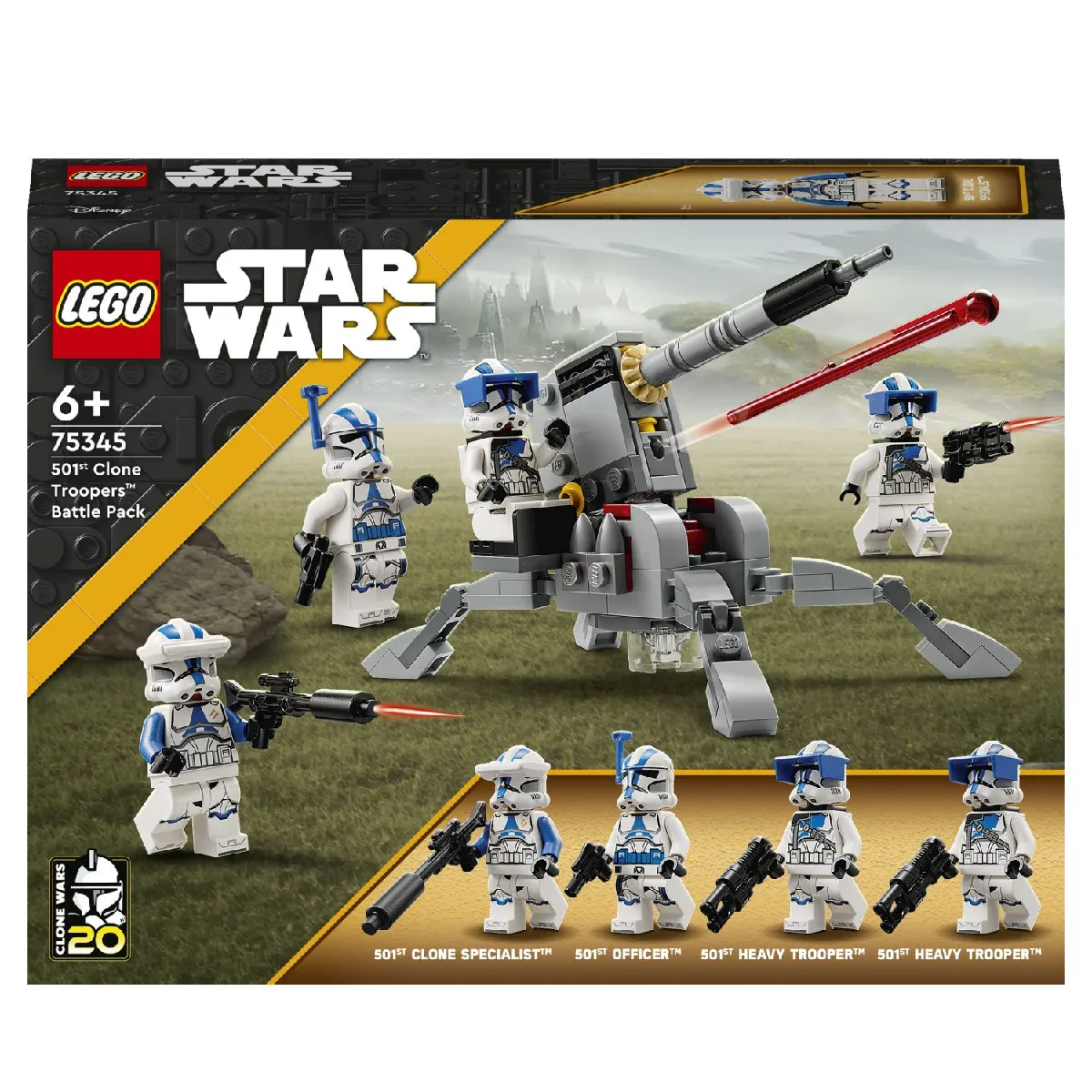 Lego Star Wars Pack De Combat Des Clone Troopers De La 501ème Légion 75345 Lego Le Jeu - vue 2