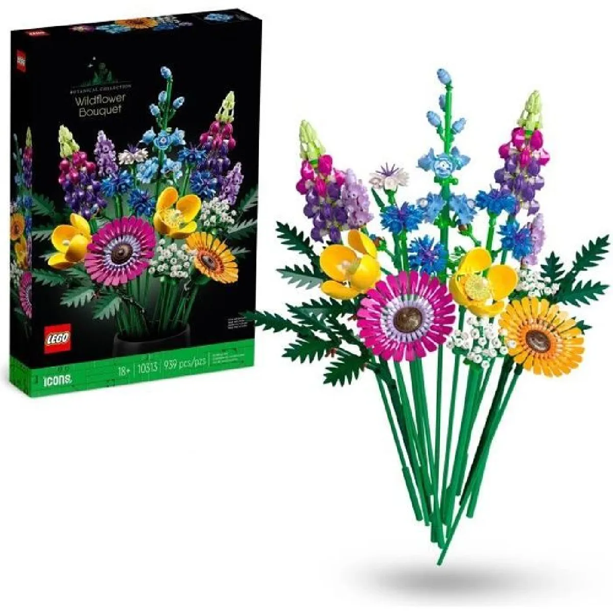 Lego Botanicals Lego® Icons 10313 Bouquet De Fleurs Sauvages - Image 6