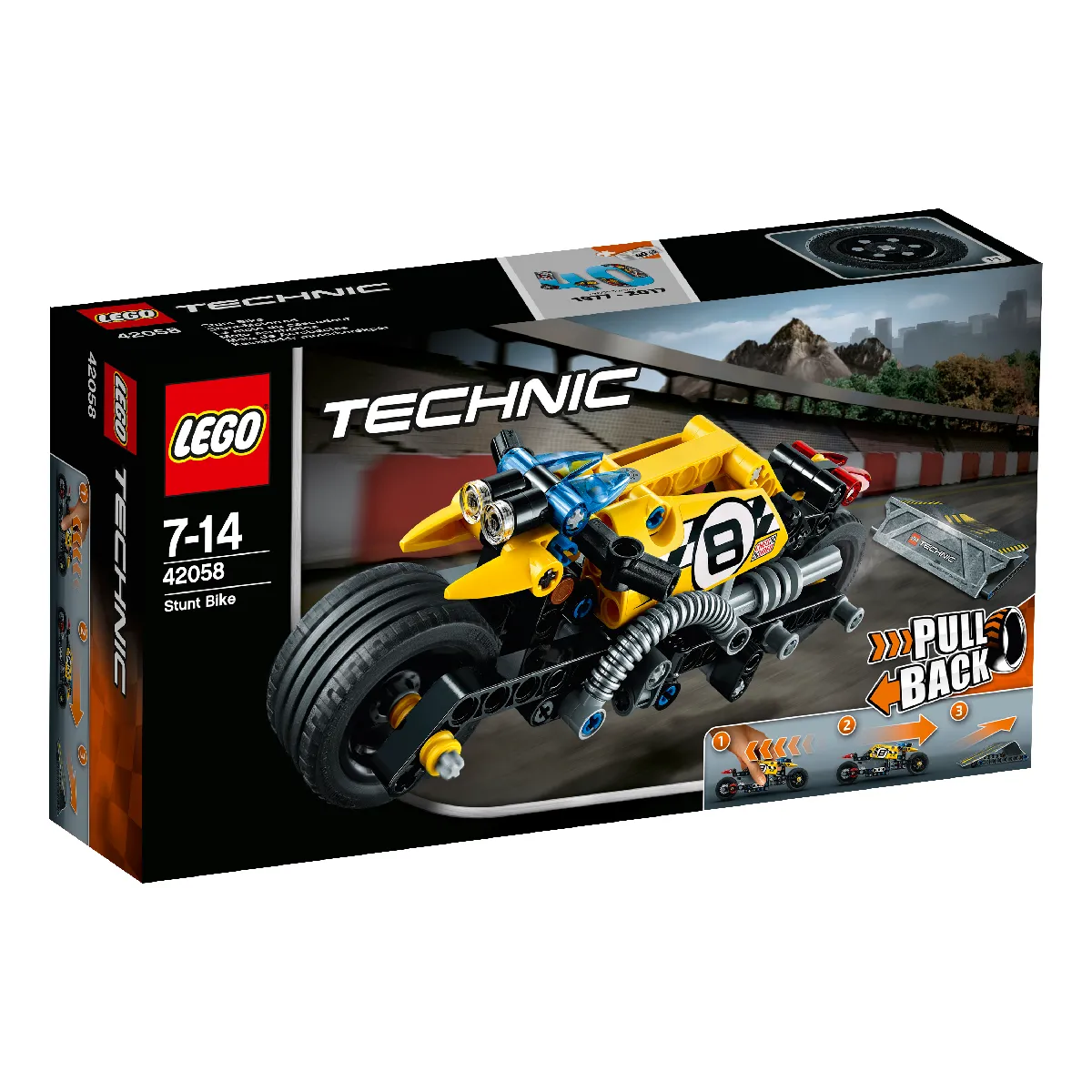 LEGO 42058 La moto du cascadeur - vue 7
