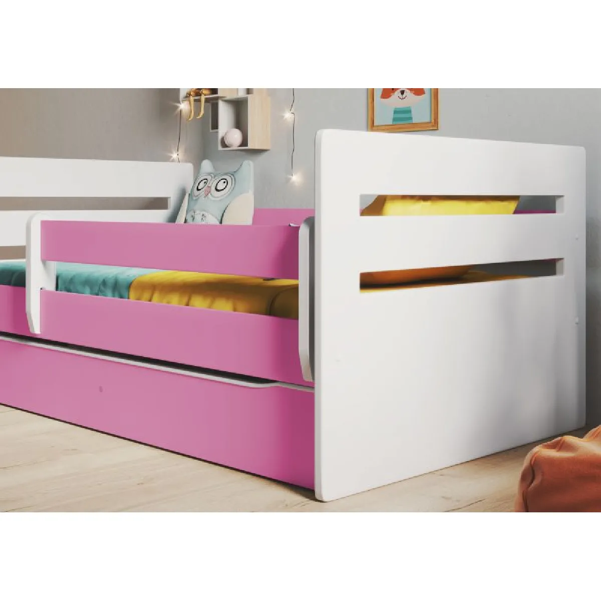 Lit bébé Kocot Kids Tom - Rose