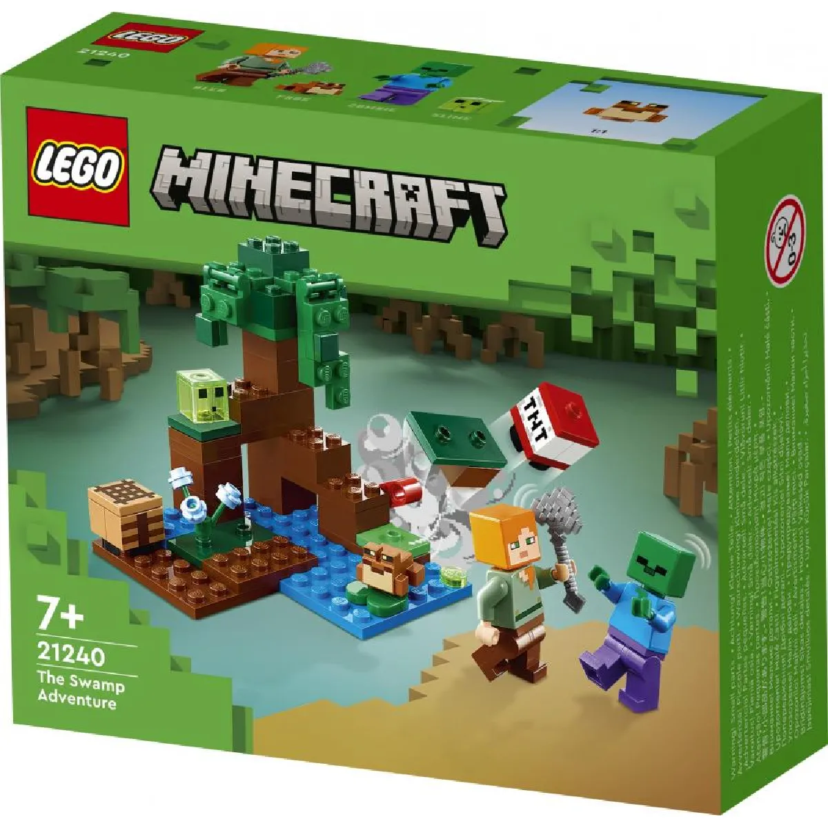 LEGO Minecraft 21240 Aventures dans le marais