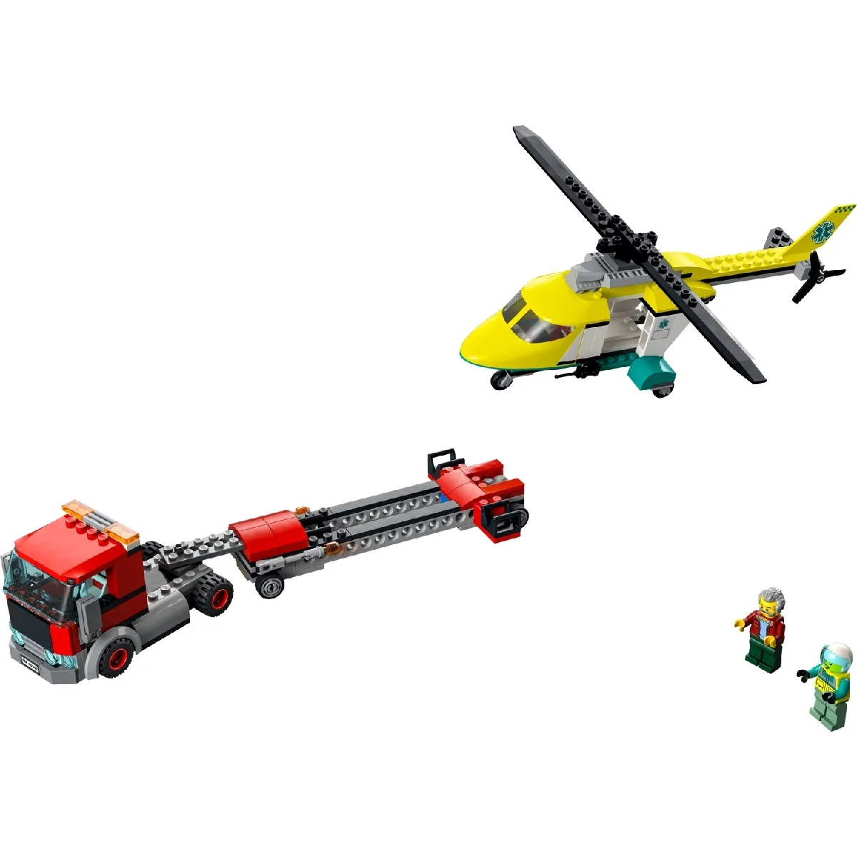 LEGO 60343 Le transport de 'hélicoptère de secours