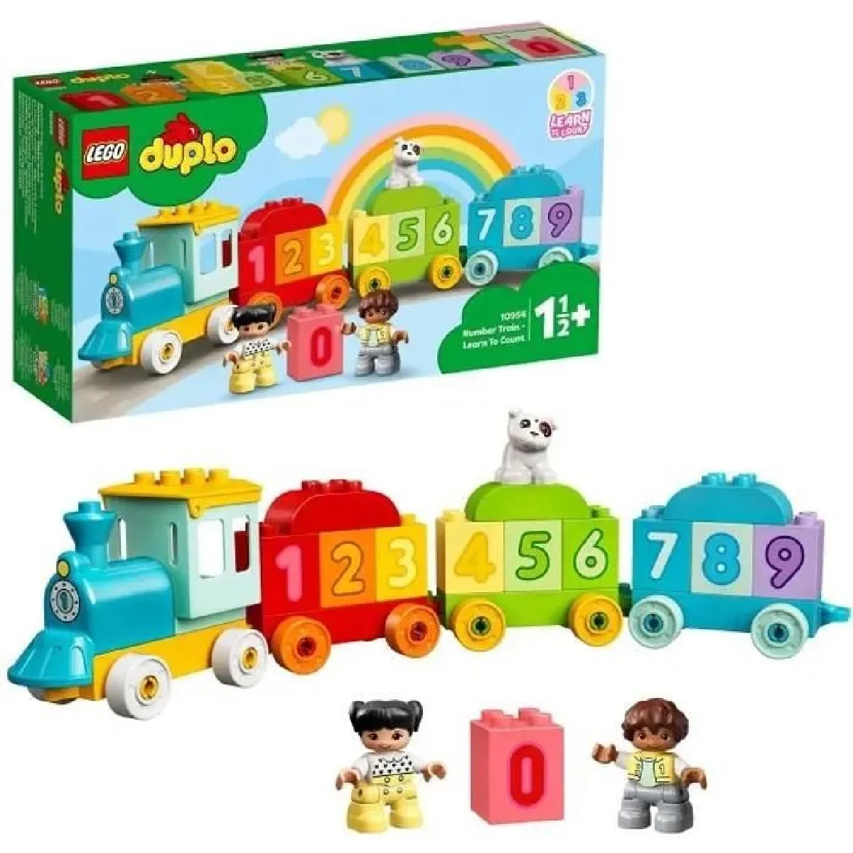 Lego Duplo Le Train Des Chiffres Apprendre À Compter 10954 Lego La Boîte - vue 2