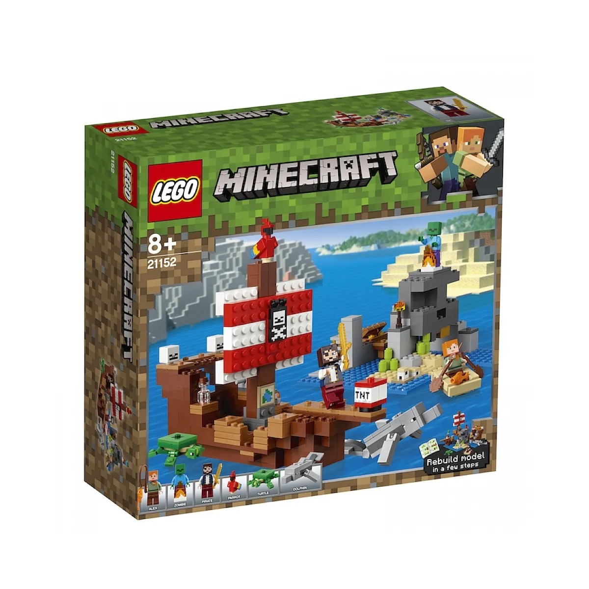 LEGO 21152 'aventure du bateau pirate - vue 9