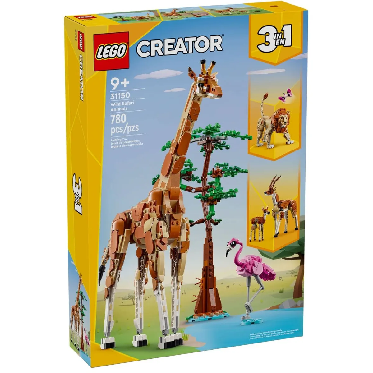 Lego Creator Les Animaux Sauvages Du Safari 31150 Lego - vue 2