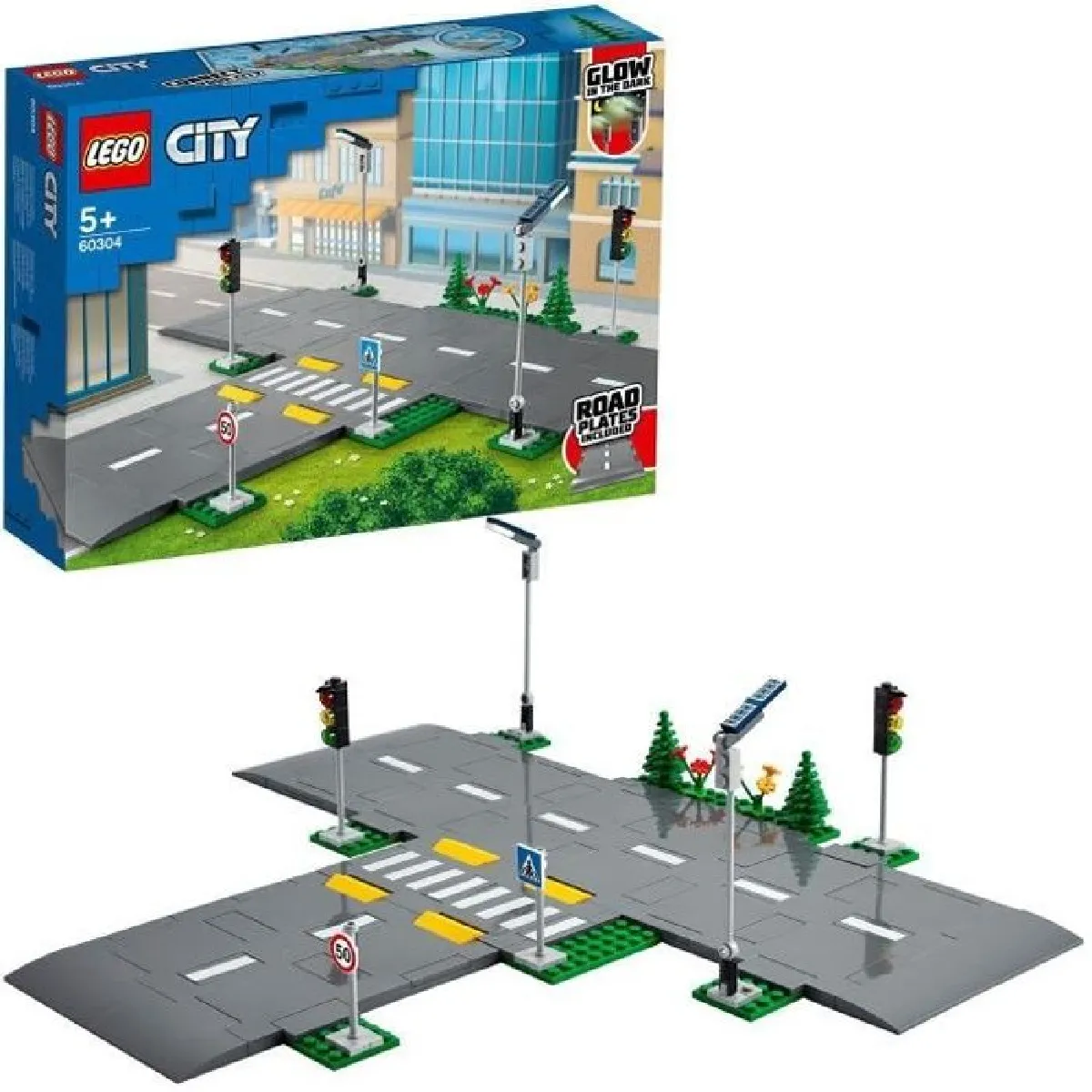 LEGO City Intersection à assembler 60304 pour garçon - vue 7