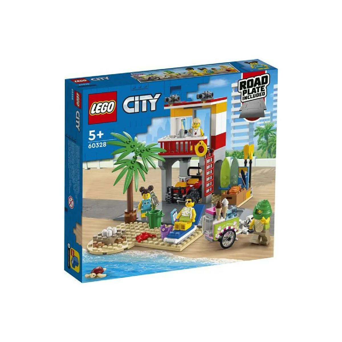 LEGO City Le poste de secours sur la plage - vue 2