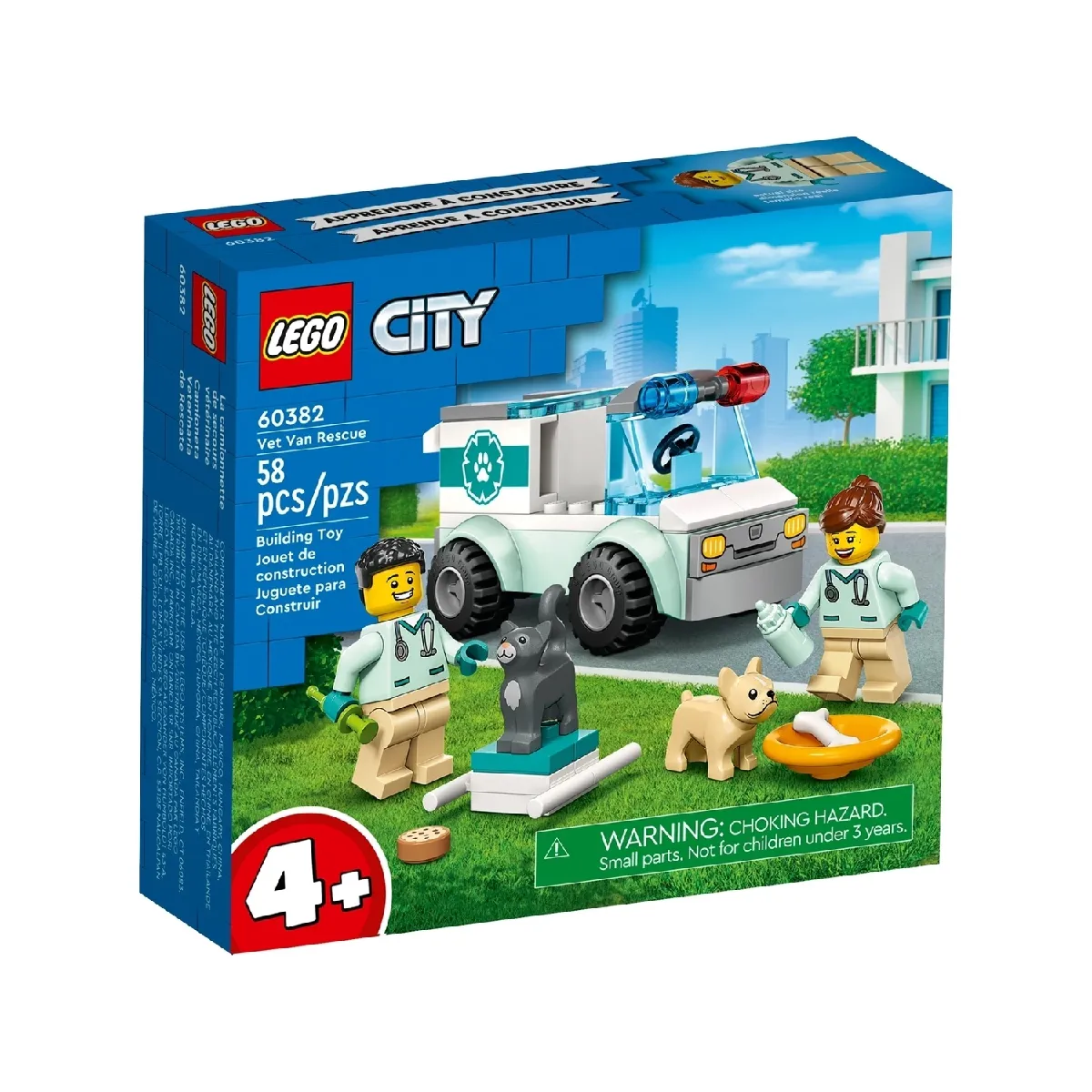 LEGO City 60382 'intervention du véhicule vétérinaire