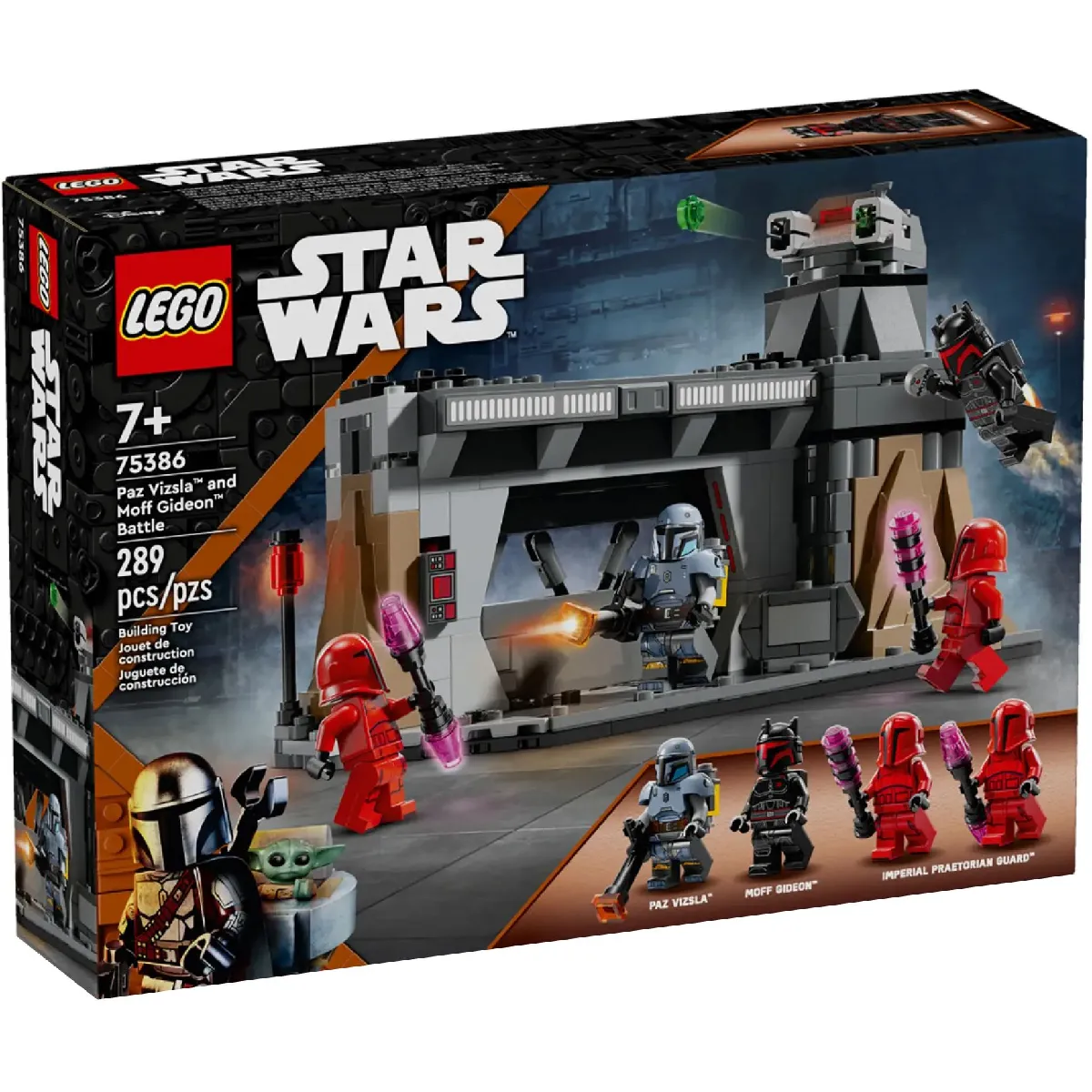 Lego Star Wars Tm Le Combat De Paz Vizsla? Et Moff Gideon? 75386 Lego La Boite - vue 2