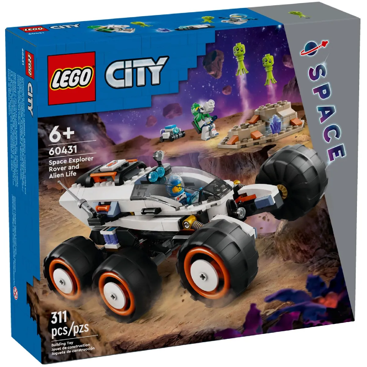 60431 Le rover d?exploration spatiale et la vie extraterrestre LEGO® City - vue 2