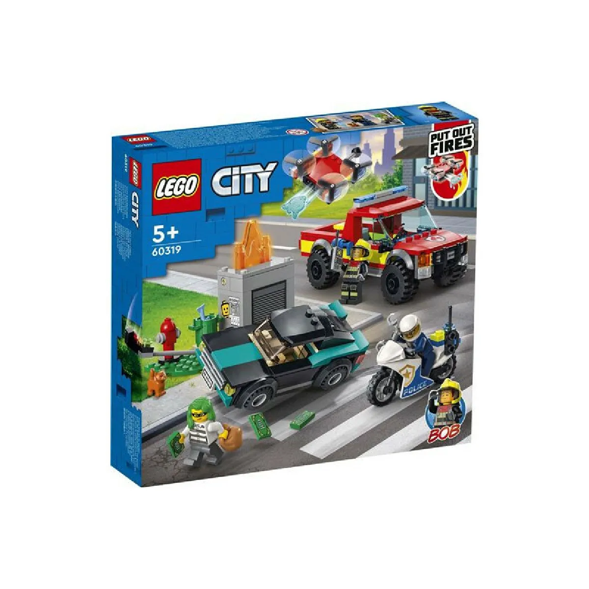 LEGO City 60319 Feu de Chasser et Poursuite