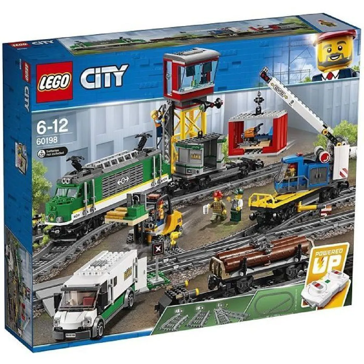 LEGO® City - Le train de marchandises télécommandé - 60198