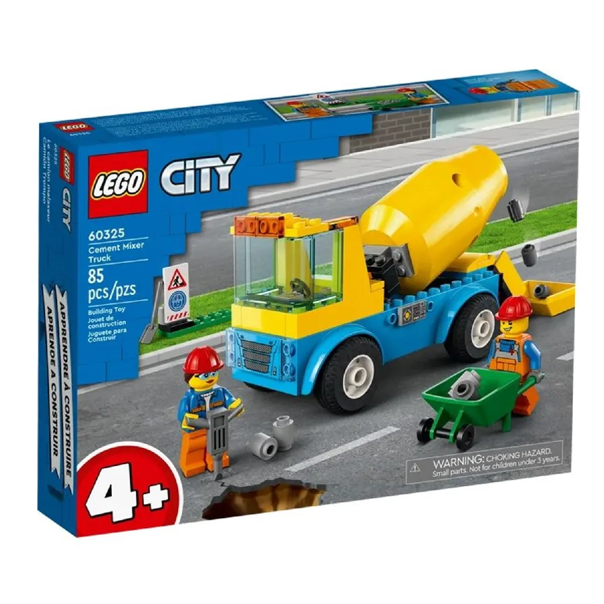 LEGO City 60325 Camion Bétonnière