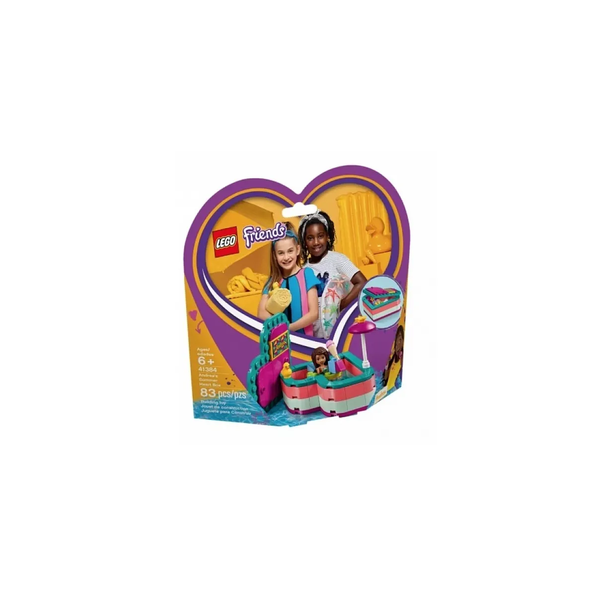 LEGO Friends 41384 La boîte cœur d'été d'Andrea