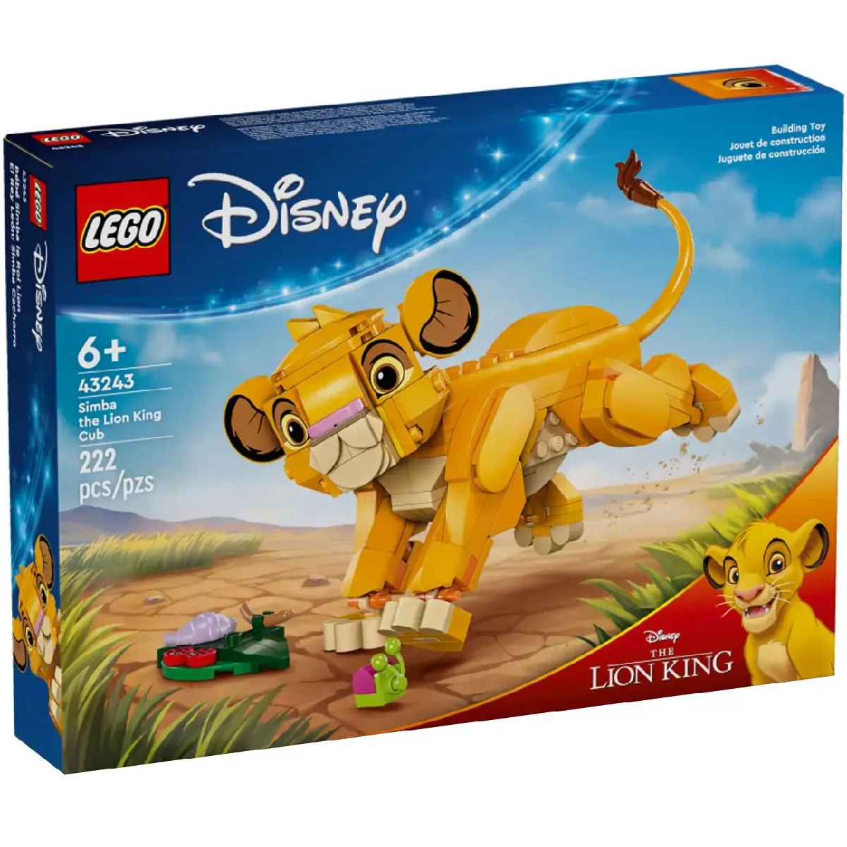 Lego Disney Classic Simba Le Bébé Du Roi Lion 43243 Lego La Boite - vue 3