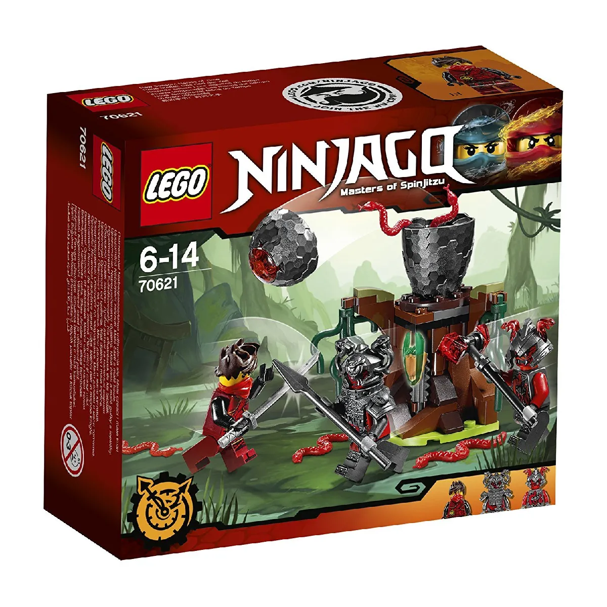 LEGO Ninjago 70621 'attaque des guerriers Vermillion