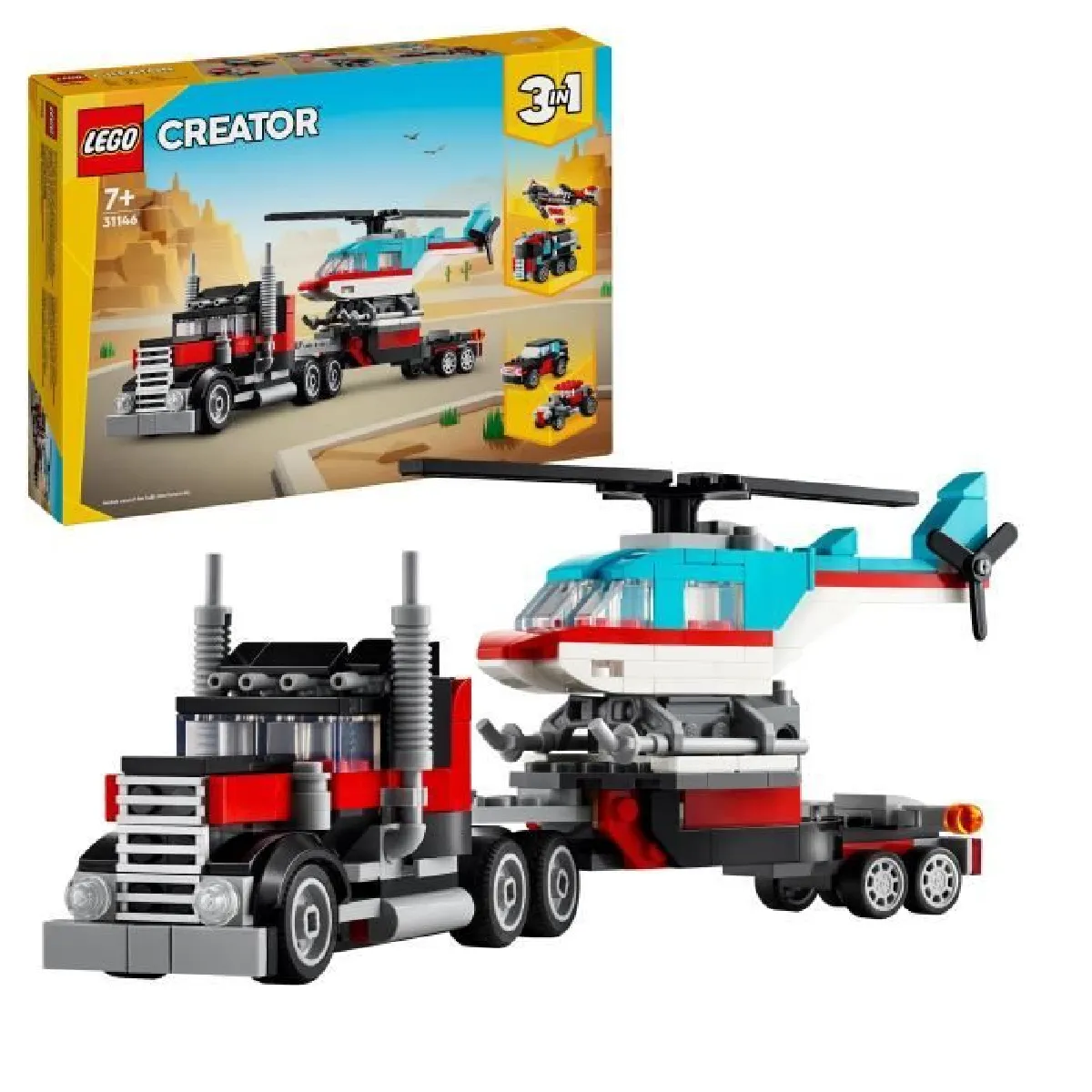 Lego Creator 3-En-1 Camion Remorque