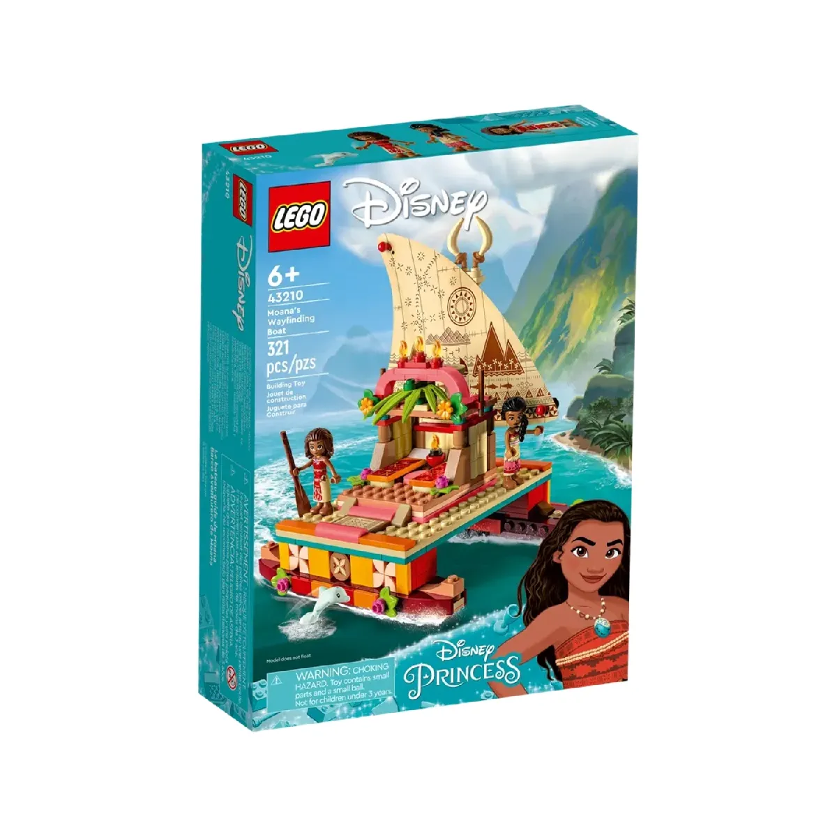 LEGO Disney 43210 Le bateau d'exploration de Vaiana