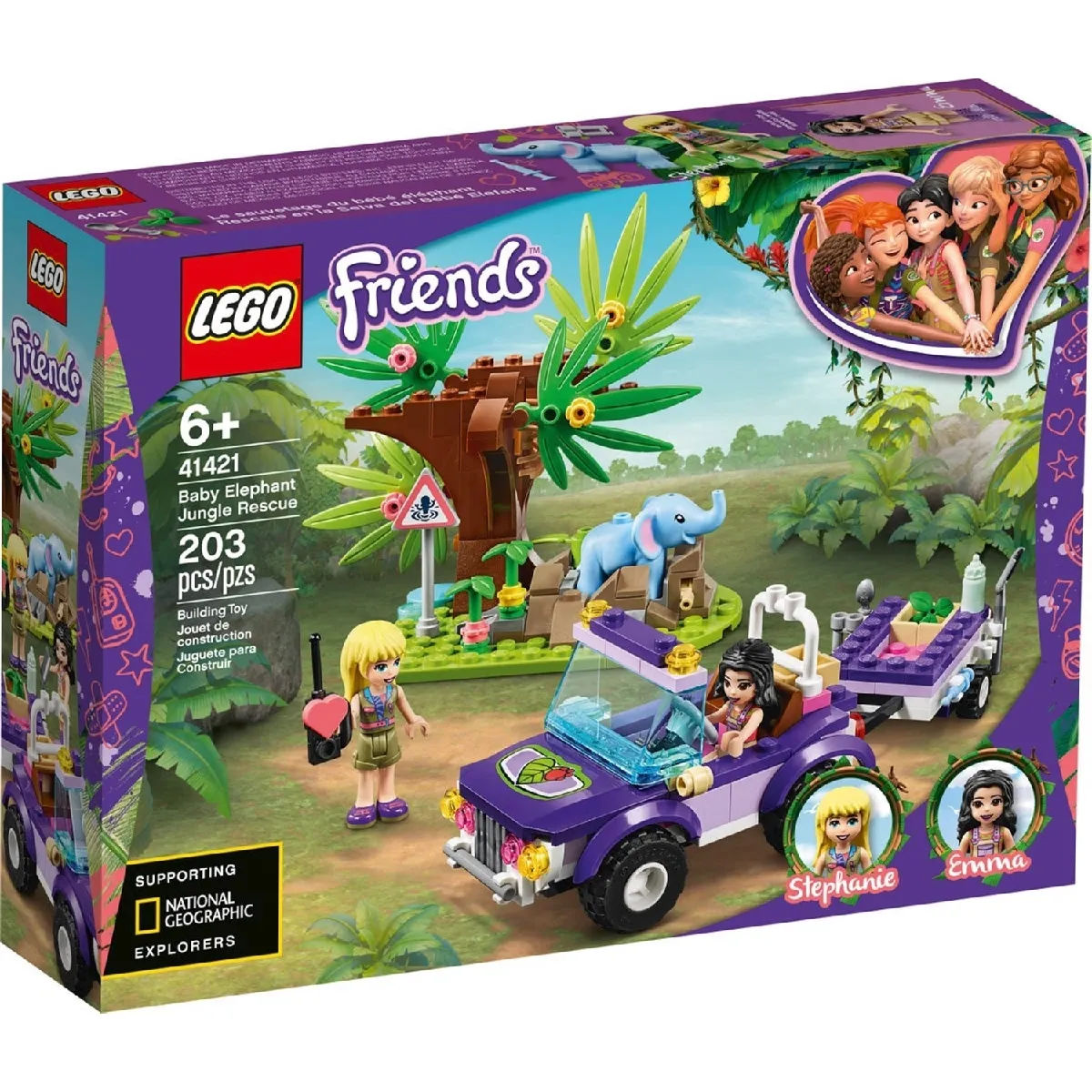 LEGO Friends Le sauvetage du bébé éléphant 41421