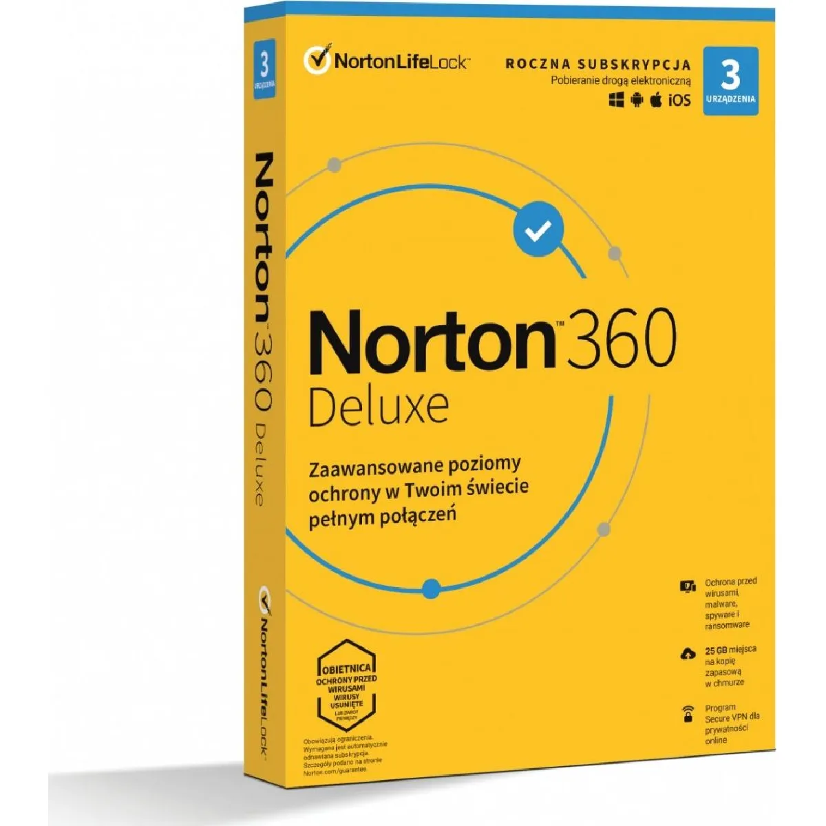 Norton Logiciel de sécurité 360 Deluxe - 3 licences