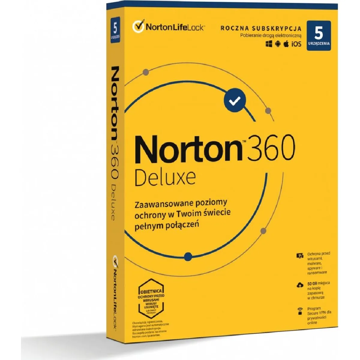 Norton Logiciel de sécurité 360 Deluxe - 5 appareils