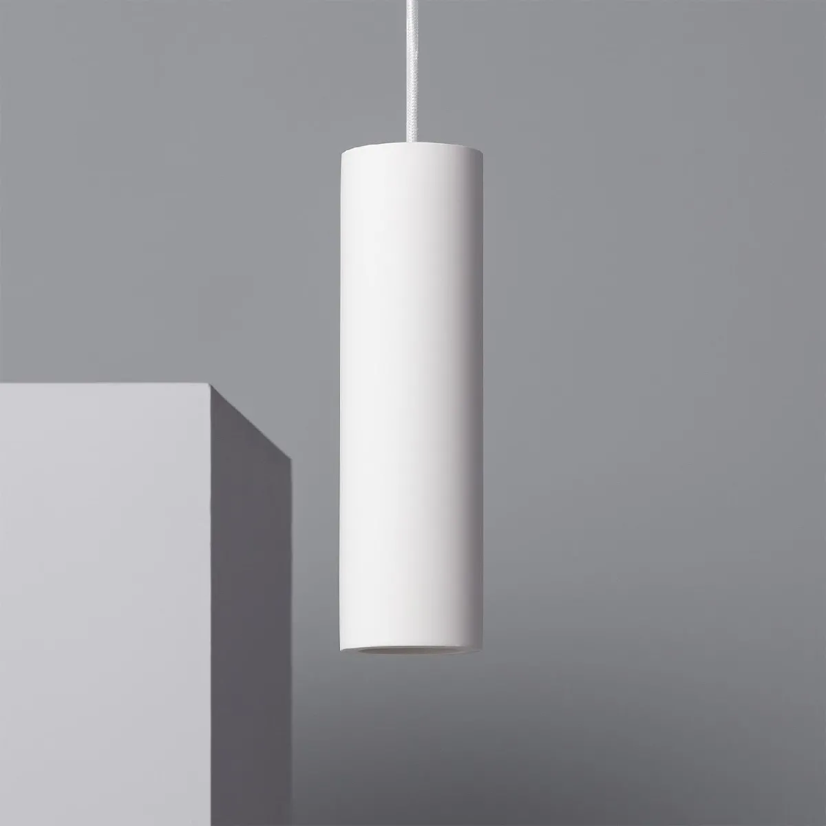 Ledkia Suspension Plâtre Slim - Blanc Ledkia Suspension Plâtre Slim - Blanc