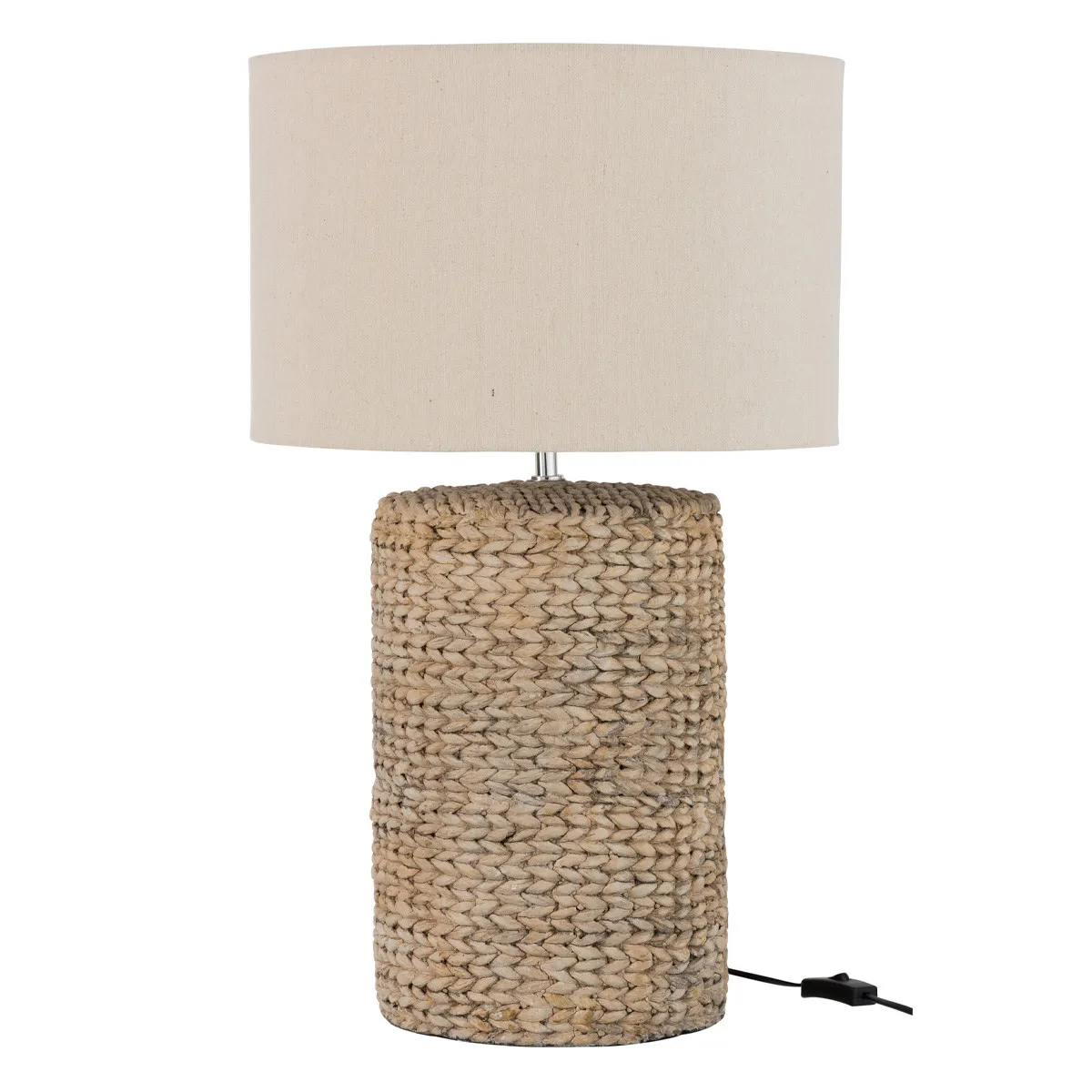 Lampe à poser en coton et béton - MES