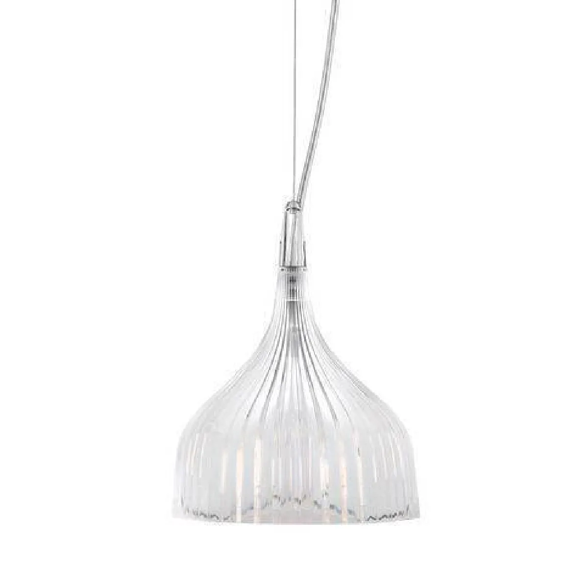 Kartell lampe &agrave; suspension e' (cristal - polycarbonate transparent)
