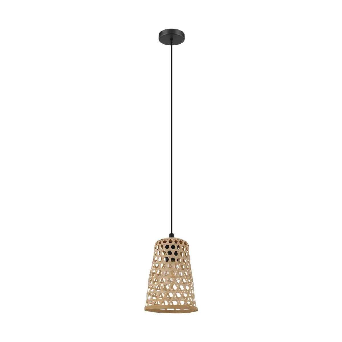 EGLO Claverdon Plafonnier Dome Suspension Noir