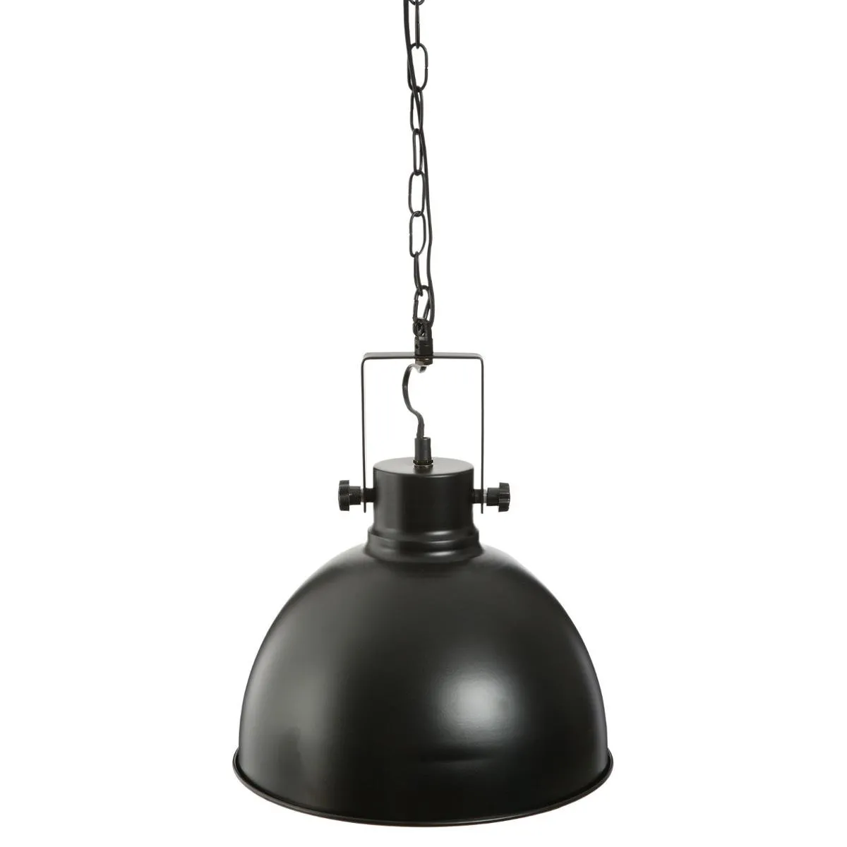 Atmosphera Noir Suspension Ronde En Métal
