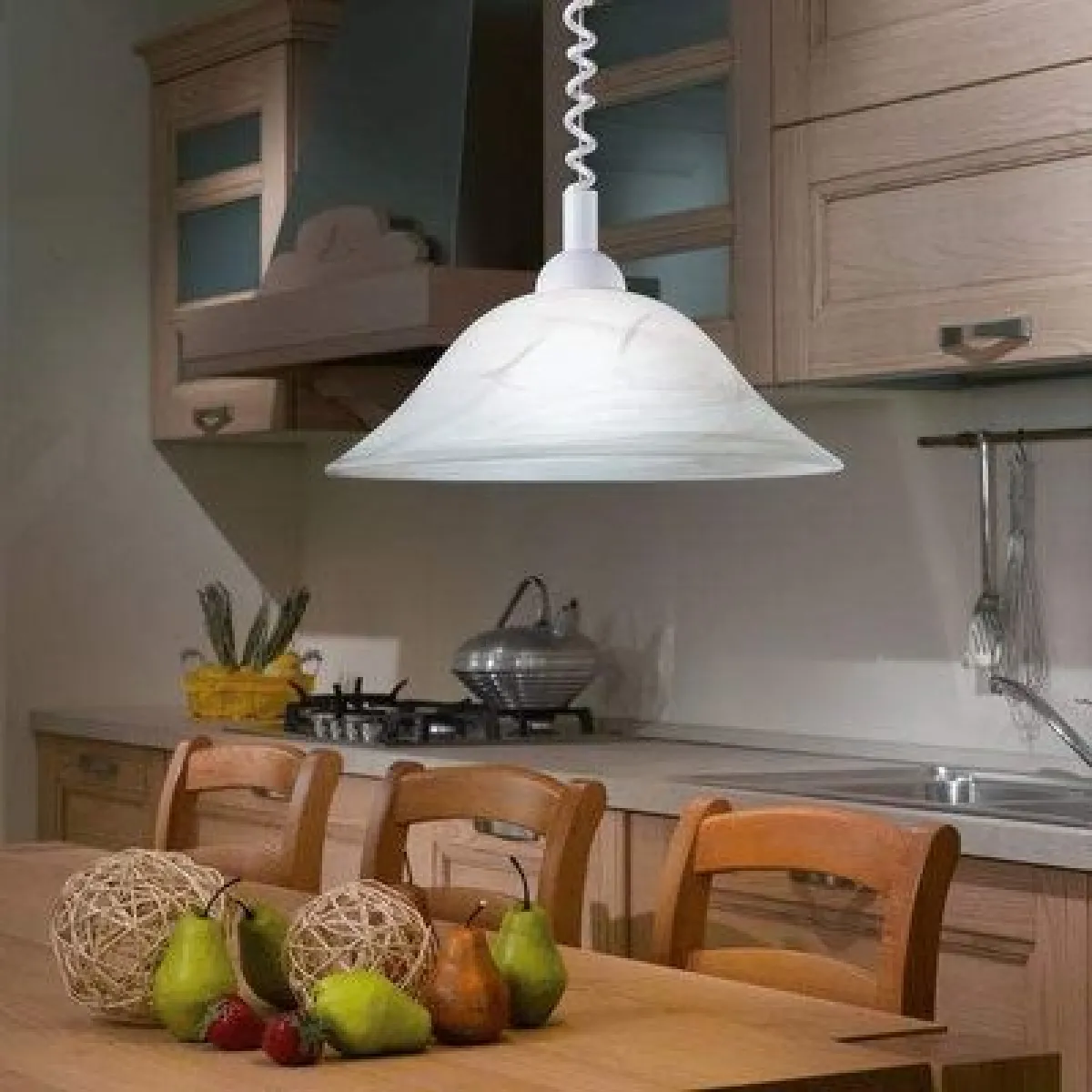 Eglo Suspension Alessandra - Blanc