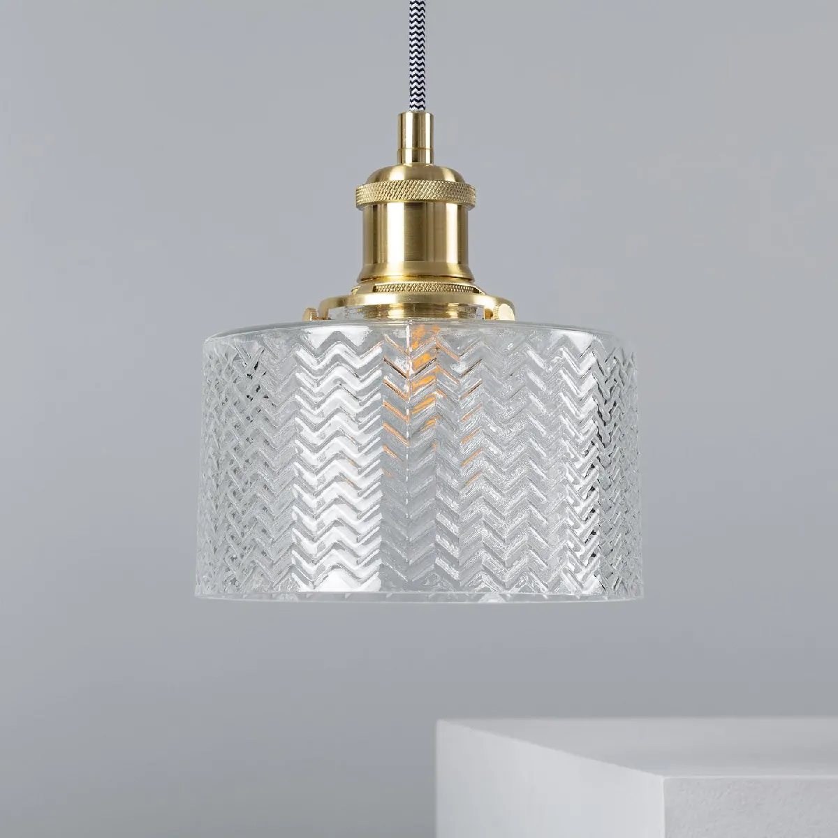 Ledkia Suspension verre Matisse - Transparent Ledkia Suspension verre Matisse - Transparent
