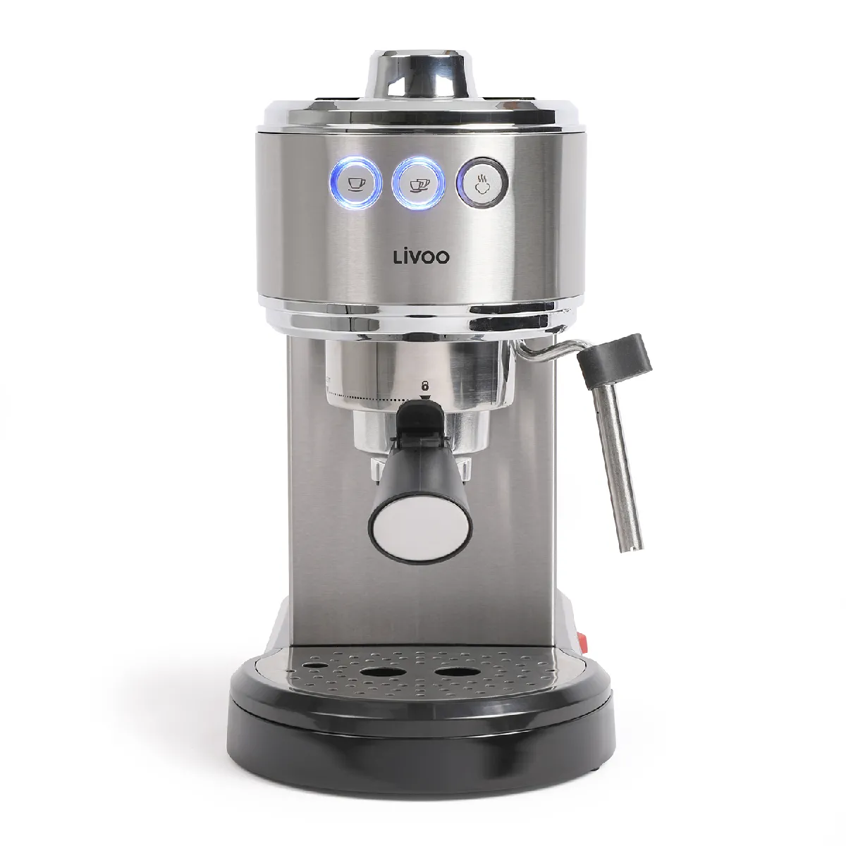 Livoo Gris Machine À Expresso 15 Bars Dod186