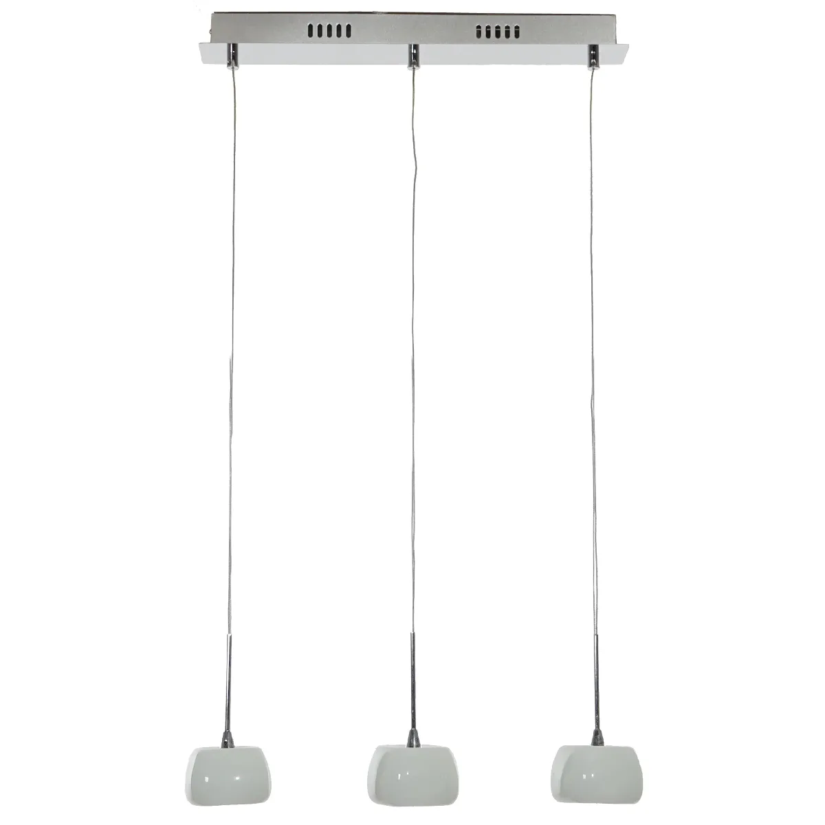 Decoshop26 Plafonnier 3 lampes - Chromé Decoshop26 Plafonnier 3 lampes - Chromé