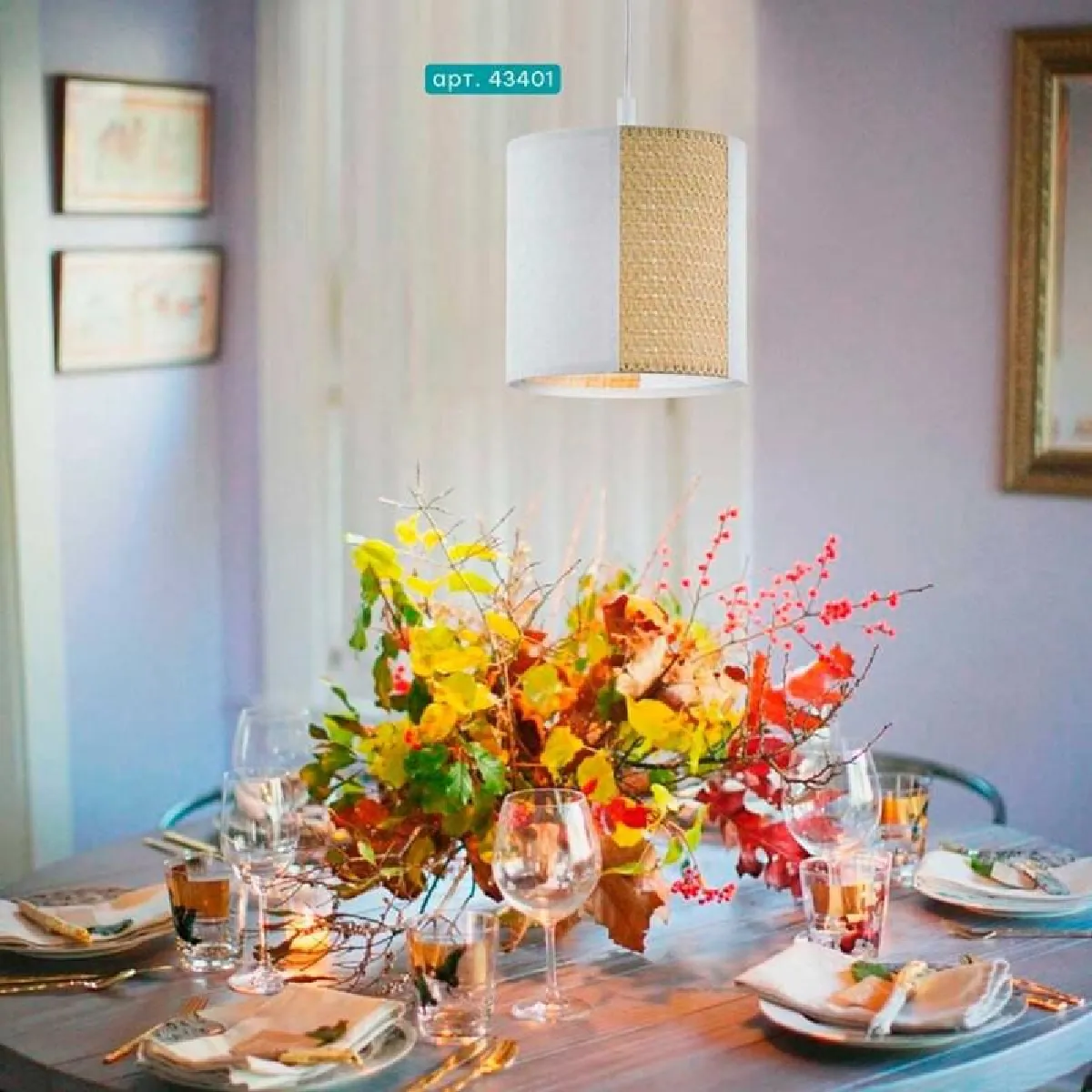 Eglo Blanc Suspension Métal –