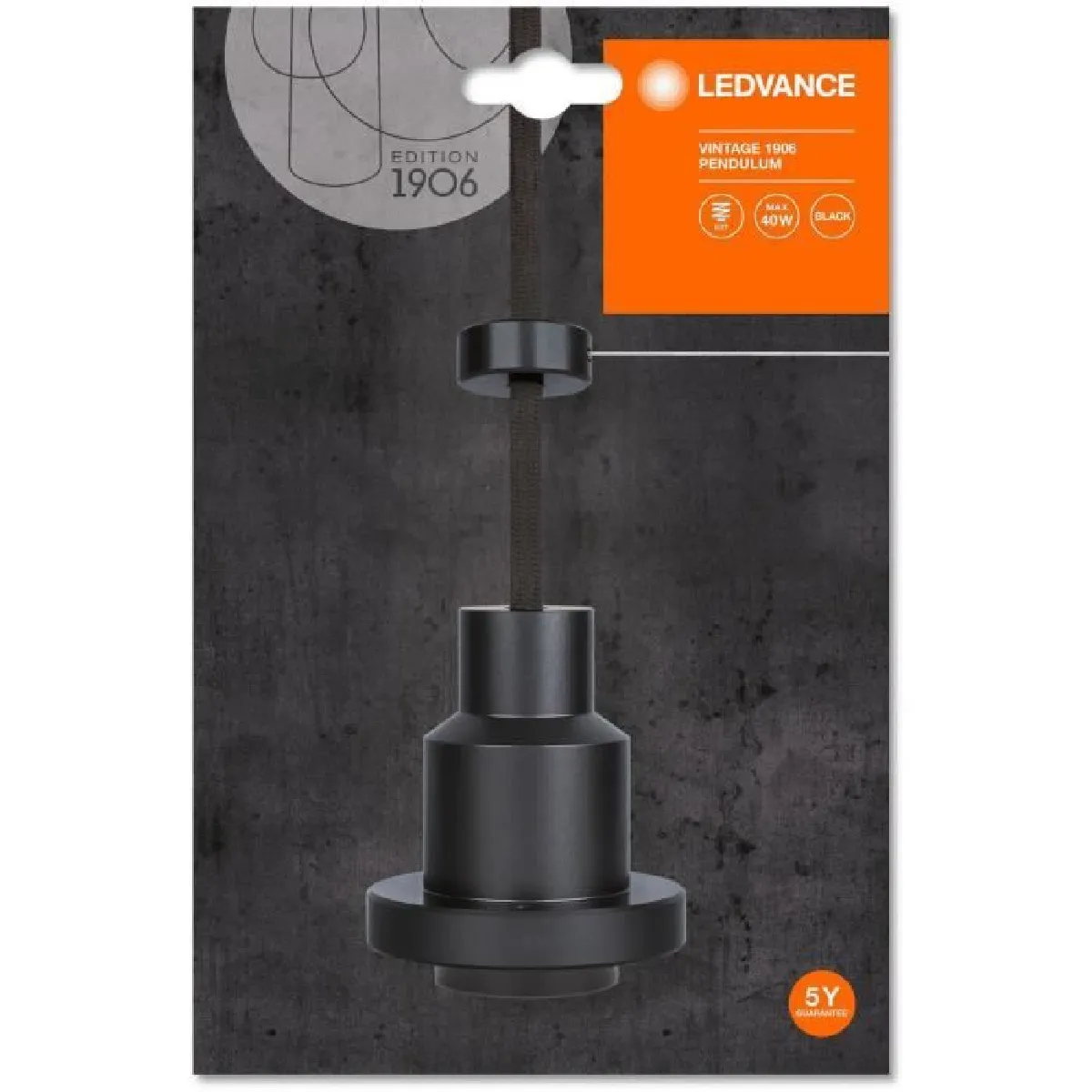 LEDVANCE  1906 Suspension Pendulum Vintage - Noir