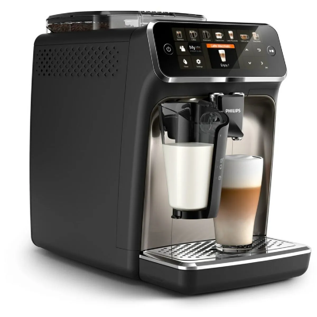 Philips Machine à café Expresso broyeur Série 5300 - EP5447/90 LatteGo