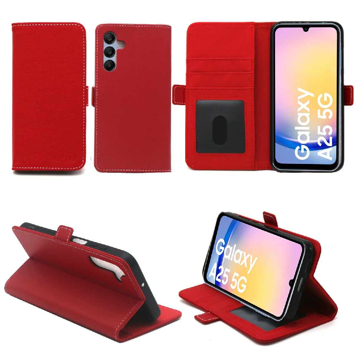 Xeptio Noir Samsung Galaxy A25 5G Coque Style Carbone - Neuf - Image 2