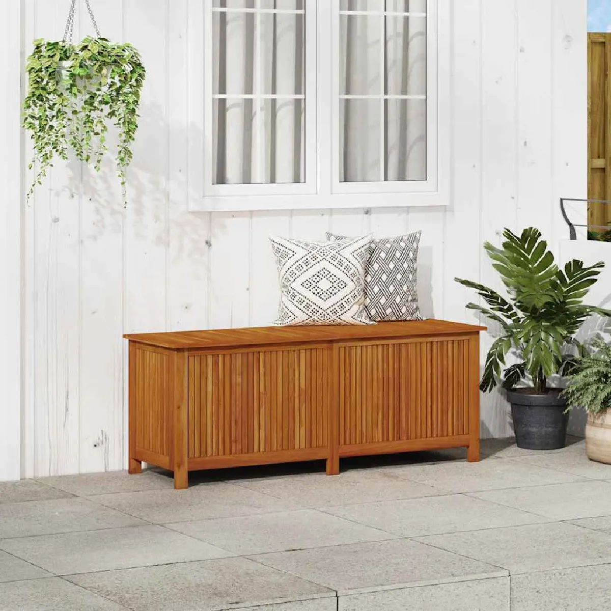 VIDAXL Boîte de rangement jardin Acacia - vue 4