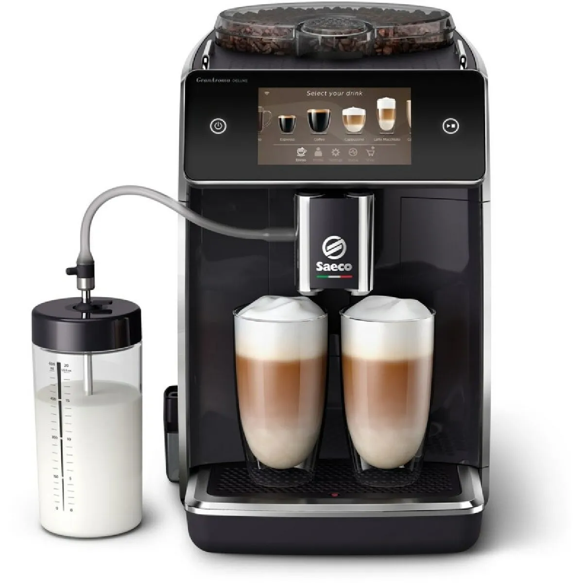 SAECO Expresso avec broyeur  GranAroma Deluxe SM6680/00 1500 W Noir