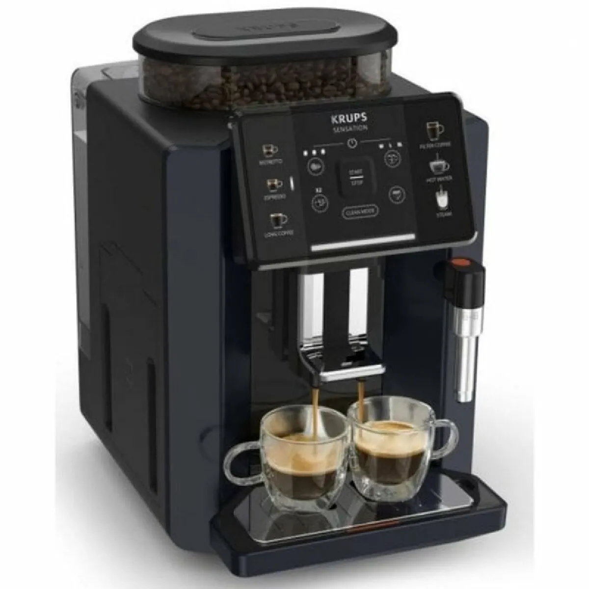 Krups Sensation EA910B Machine à espresso automatique 1 7 avec broyeur intégré - vue 3