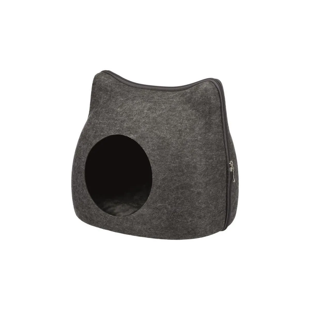 Trixie Gris Abri Douillet Cat 38 X 35 X 37 Cm - Anthracite - Pour Chat - Image 2