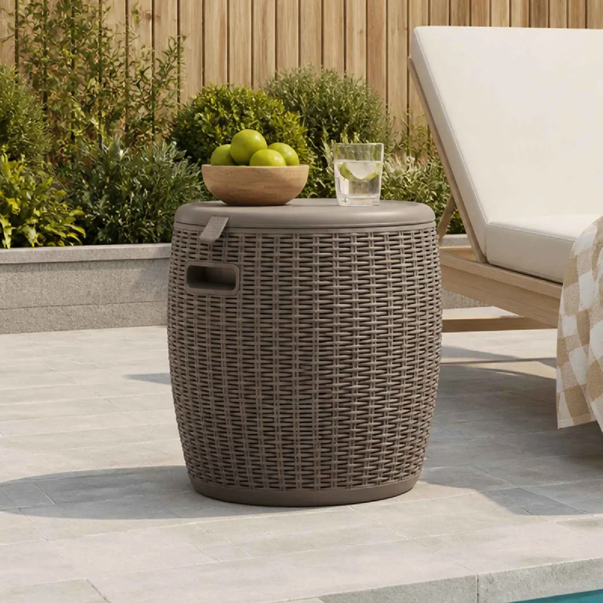 VIDAXL - Salon de jardin - 2 pièces - Marron - Image 3