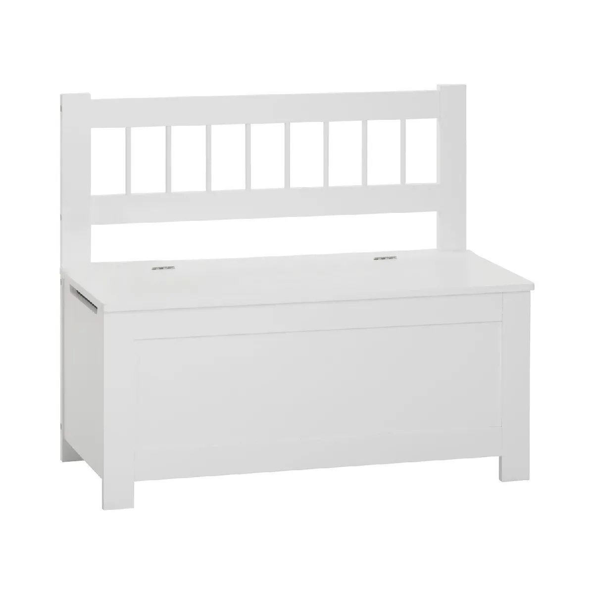 ATMOSPHERA - Banc coffre à jouets enfant - Blanc - Grand - Image 3