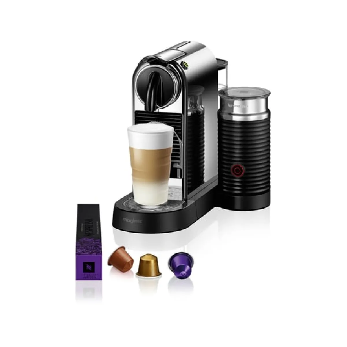 MAGIMIX Nespresso M195 CITIZ& MILK Chrome - vue 2